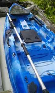 2.85m Deluxe Single Kayak & paddle-Used once.