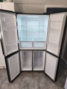 kogan 545l french door fridge black glass