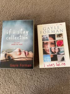 If I Stay book collection and I was Here by Gayle Foreman