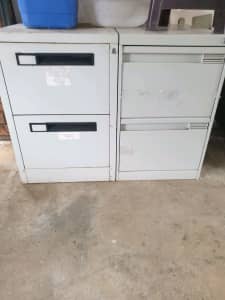 Metal cabinet x 2
