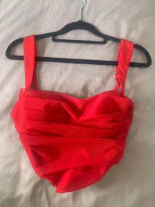 Oh Polly Red Corset Top