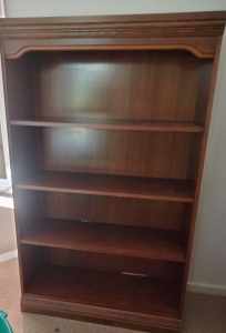 Timber book shelf