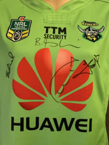 SIGNED 2015 Canberra Raiders NRL rugby league away jersey NEW, Other  Sports & Fitness, Gumtree Australia Greater Taree Area - Cundletown