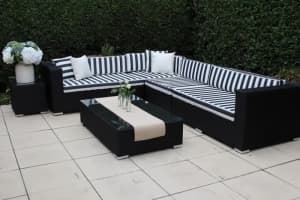 Wicker Lounge Setting,3 Colours,European Styled,2yr wty