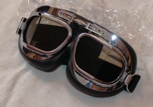 Red Barron motorcycle goggles