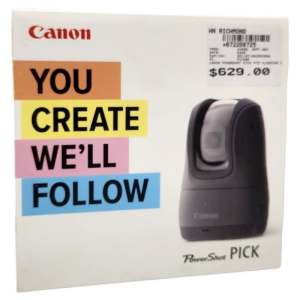 Canon Powershot Pick Black Camera