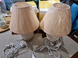 Twin Table Lamp Lights