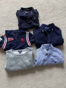 Boys Ralph Lauren & Nautica Shirts Size 4-6