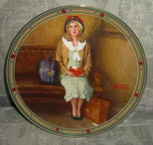 Limited Edition Collector Plate/Norman Rockwell - A Young Girls Dream