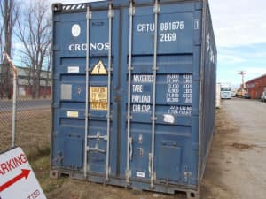 SHIPPING CONTAINER 20X9'6'' MAKE GOOD GRAIN STORAGE