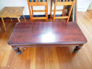 112cm Vintage Wooden Coffee Table. Good Condition. Carlingford.