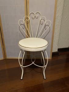 wire vanity chair