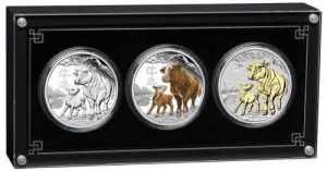 Wanted: 2021 Australian Year of the OX 1oz Silver Trio Set