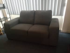 2 Seater couch, charcoal, perfect condition.