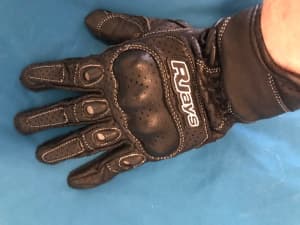Leather Motorbike Gloves New S (men) / M (women)