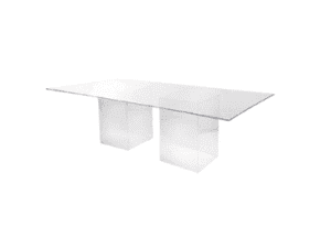 Acrylic Table Hire (Clear) - Perfect for weddings and Parties