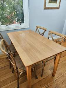 Vintage pine dining table