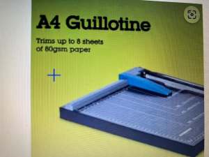 Guillotine paper