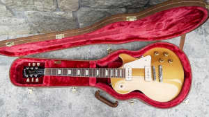 Gibson Standard Les Paul 50s p90 Gold Top Guitar