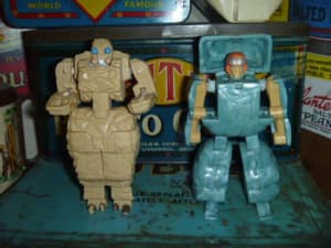 Vintage 1985 Bandai GoBots Rock Lords Transformers Figures 4 Bandai