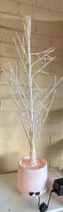 Electrical, sparkling Christmas tree, working fine, height approx 90cm