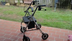 wheely walker,light weight,easy to push,good brakes,easy to fold up