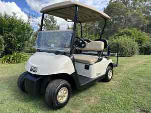 Golf Cart Ezgo Rxv fitted with rear seat/fold down tray