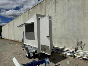 Enclosed small business trailer