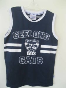 Geelong Cats AFL Footy Kids Guernsey - Size 10