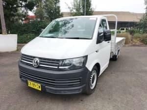 2016 Volkswagen Transporter T6 MY17 TDI 340 LWB White 7 Speed Auto Direct Shift Cab Chassis
