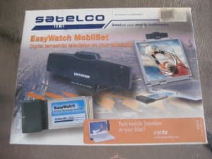 SATELCO EASYWATCH DIGITAL TV TUNER PC CARD FOR RETRO LAPTOP - PC, MAC