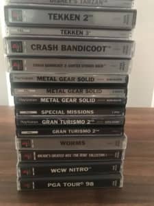 PS1 Playstation games for sale