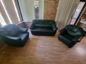 Pleather couch set fake leather 