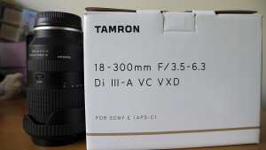 Tamron 18-300mm f/3.5-6.3 Di III-A VC VXD Lens Sony E Mount