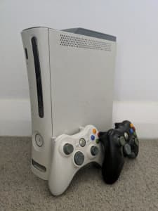 Xbox 360 60GB Console w/ 2 wireless controllers and power cable