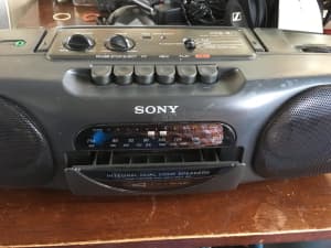 Sony Radio am/fm cassette recorder