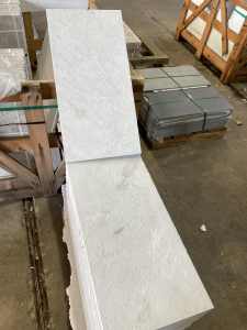 Marble Tiles clearance-Silver light 305x610x10mm Antique Finish