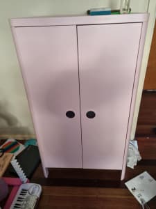 Pink children wardrobe