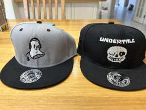 Undertale snap back hats BRAND NEW 