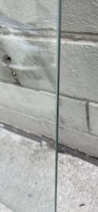2 Bevelled Edge Rectangle Replacement Glass Table Top 56x40cm $65 each