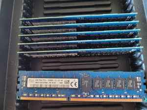 Hynix 8GB PC3L 12800R DDR3 2Rx8 Server RAM x 6 - $20 per stick