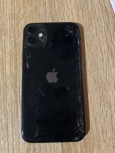 black iphone 11 