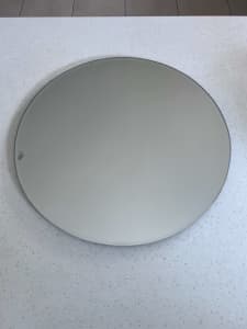 Round Wall Mounted Mirror - 50cm