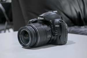 Nikon D3000 with 18-55mm