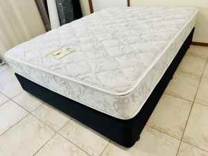 Very comfy sealy queen bed ensemble ( base and mattress) can deliver