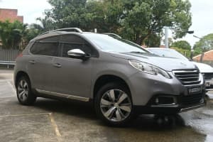 2016 Peugeot 2008 A94 Allure Grey 4 Speed Sports Automatic Wagon