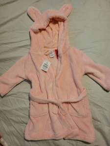 BNWT Baby Girl Gown Bunny Pink (size 12-18months)