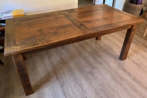 SOLD Solid Wood Dining Table