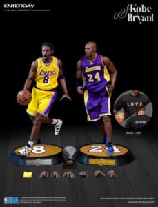 NBA Enterbay RM-1065 1/6 KOBE BRYANT ACTION FIGURE UPGRADED RE-EDITION