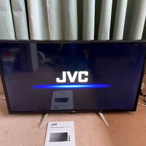 JVC 32” HD LED TV with In-Built DVD Player (Not Smart TV)